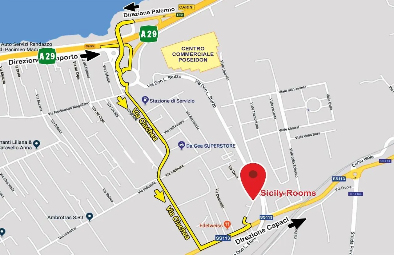 Suite Sicily Rooms Appartamenti Capaci 0*,  Italia
